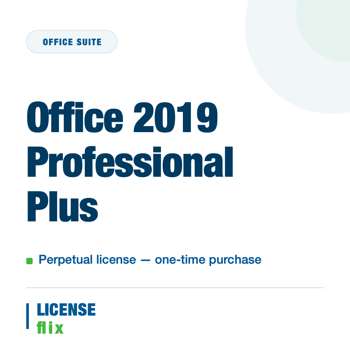 Microsoft Office 2019 Professional Plus — LicenseFlix